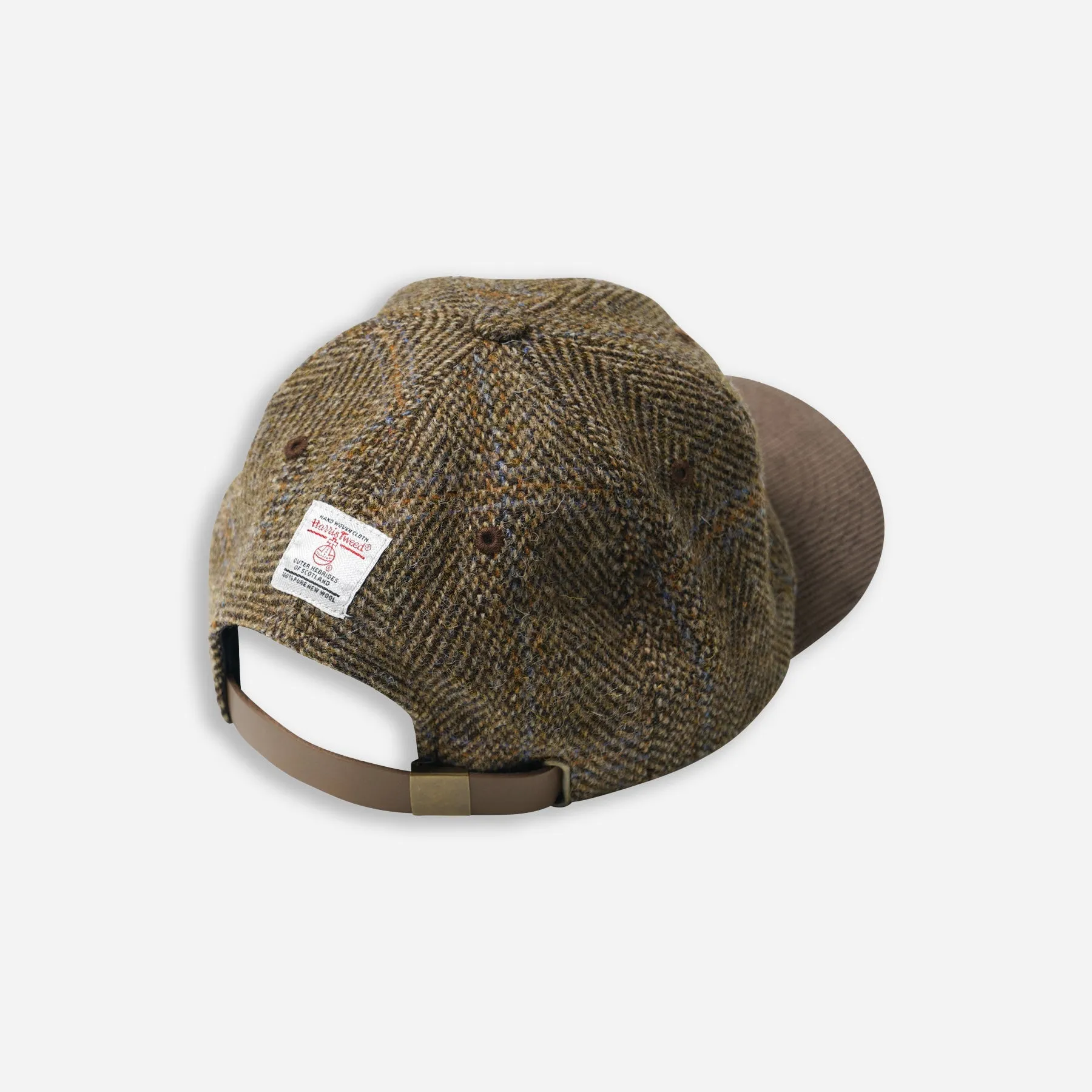HARRIS TWEED BALL CAP - BROWN sold by FrizmWORKS product image thumbnail 2