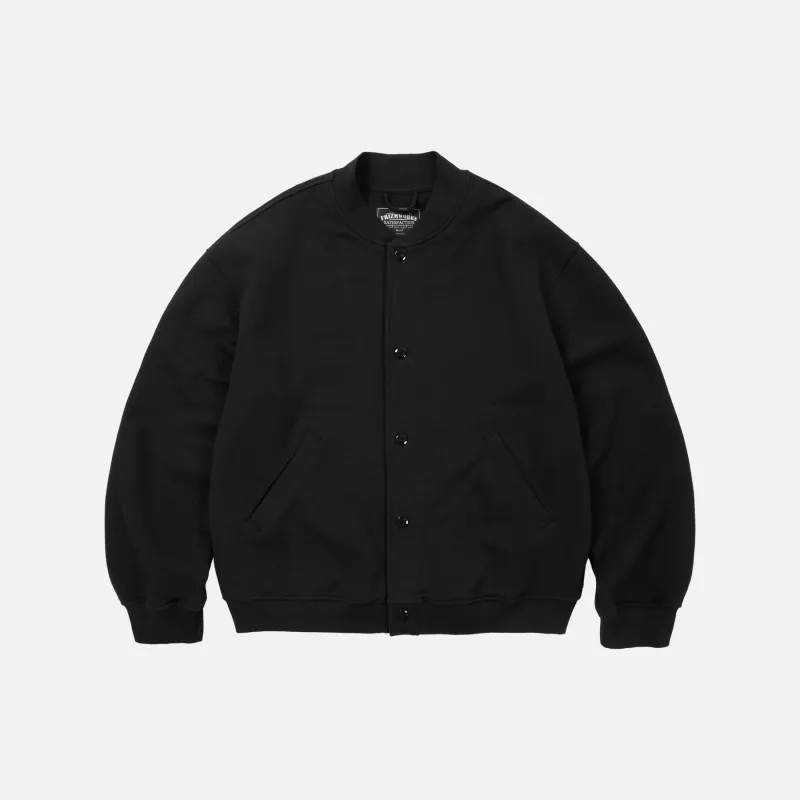 SWEAT VARSITY JACKET - BLACK made by FrizmWORKS