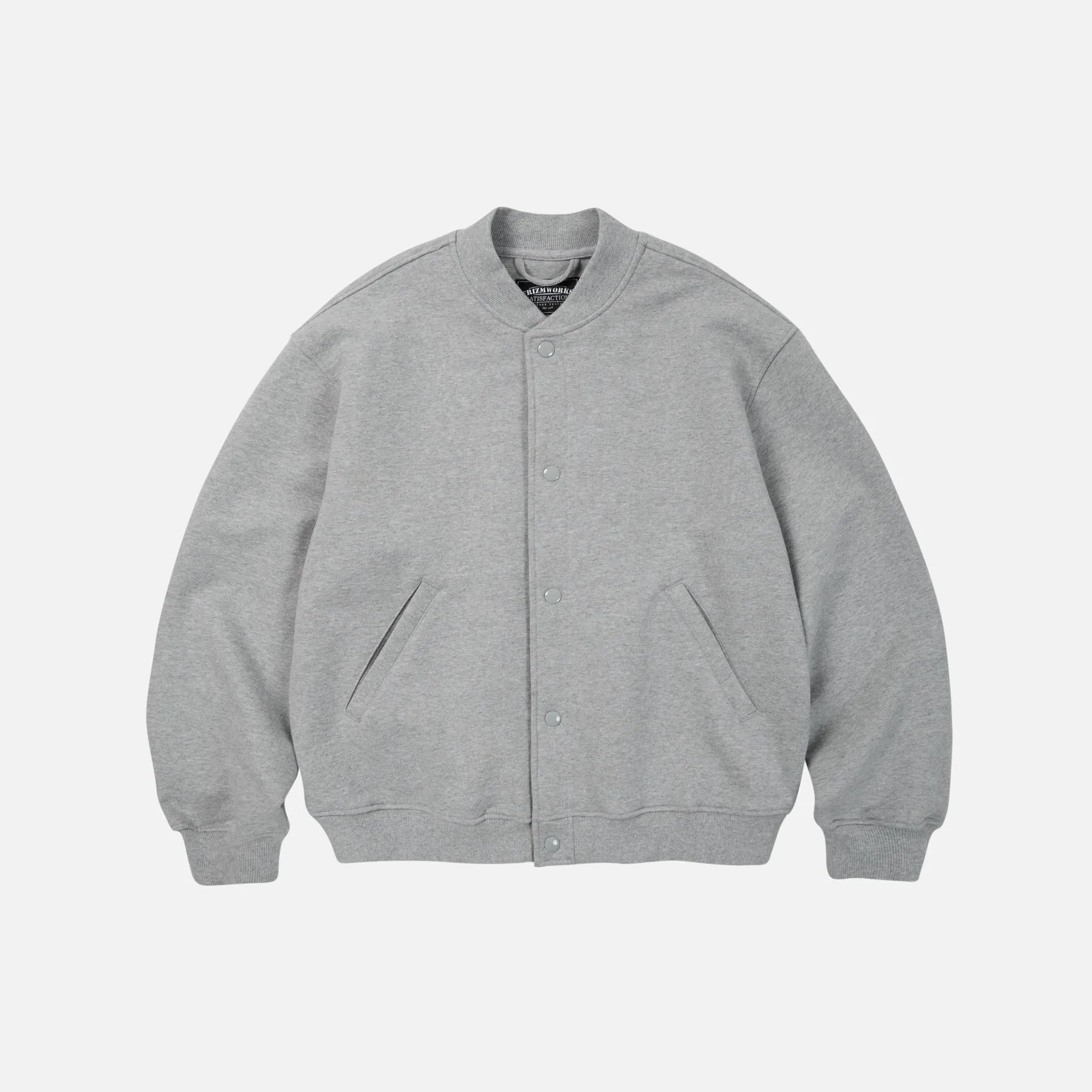 SWEAT VARSITY JACKET - GRAY sold by FrizmWORKS