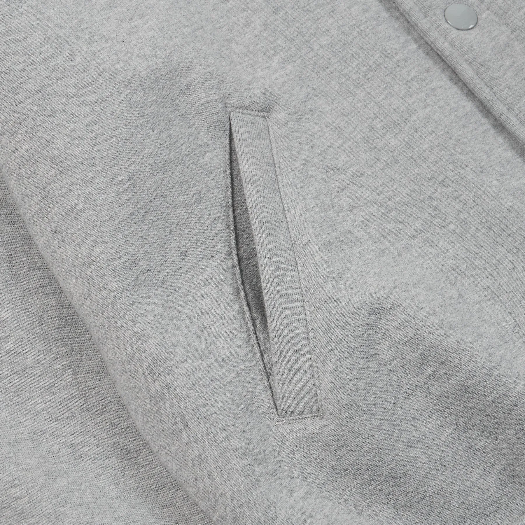 SWEAT VARSITY JACKET - GRAY sold by FrizmWORKS product image thumbnail 5