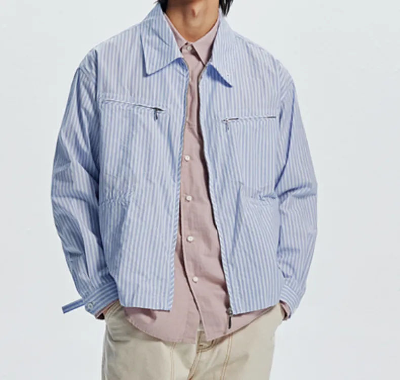 JW LINE SWING JACKET - BLUE STRIPE sold by FrizmWORKS product image thumbnail 3