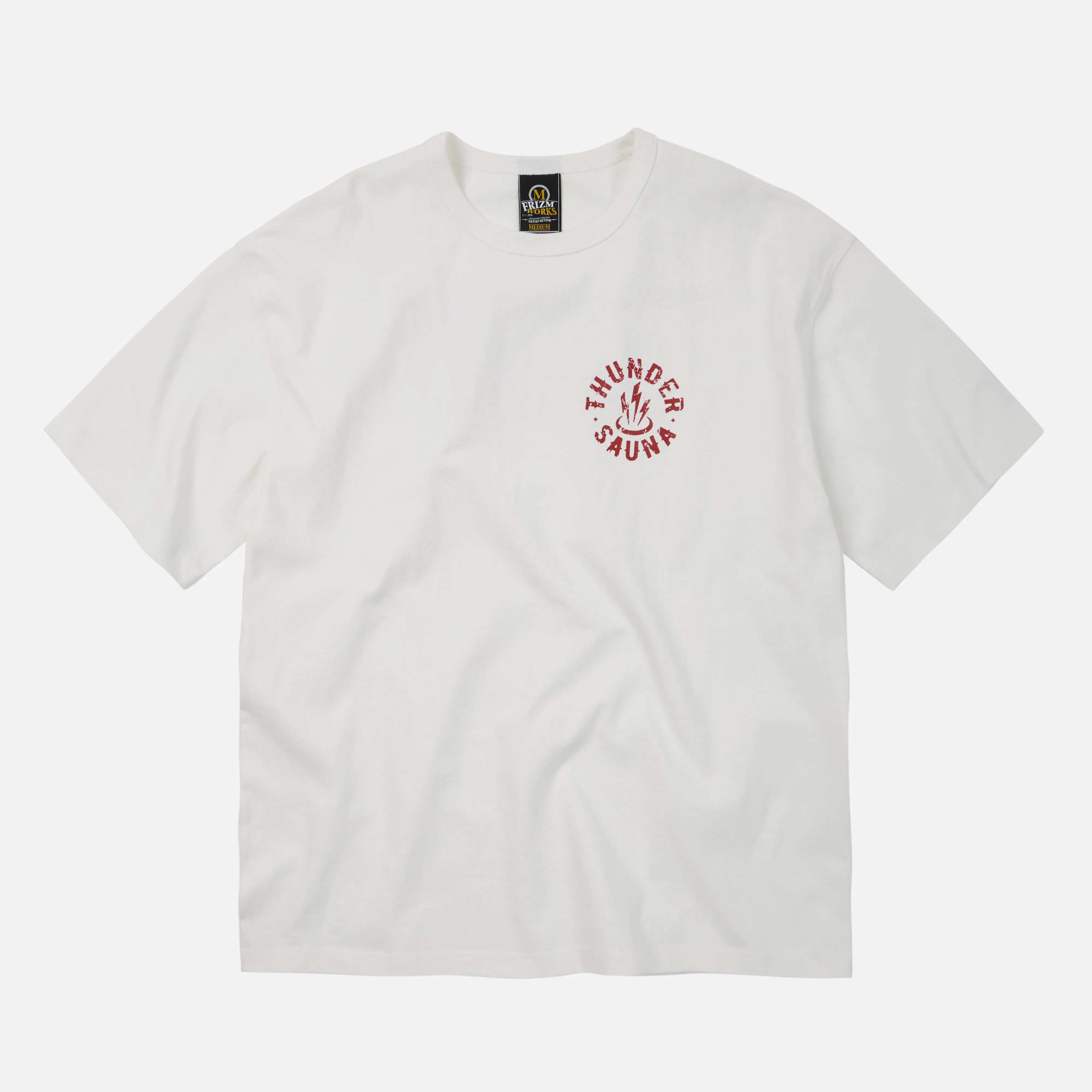 THUNDER SAUNA T-SHIRT - WHITE sold by FrizmWORKS