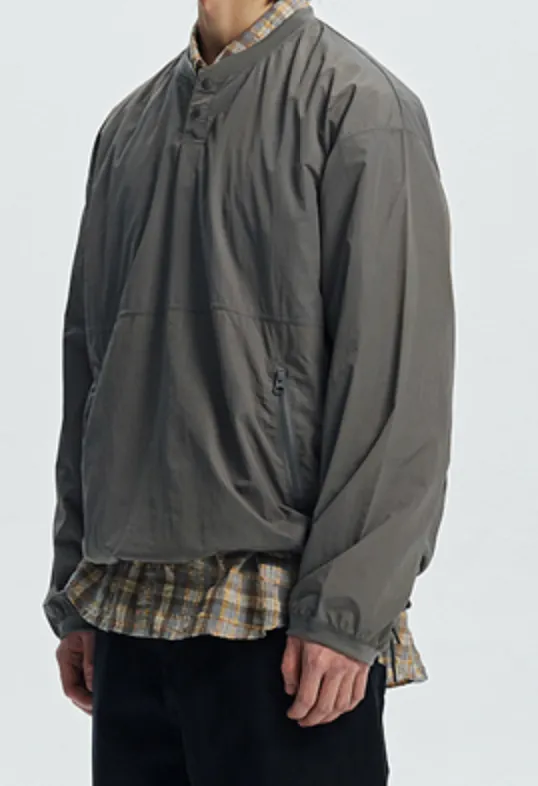 NYLON POCKET PULLOVER SWEATER - DEEP GRAY sold by FrizmWORKS product image thumbnail 3