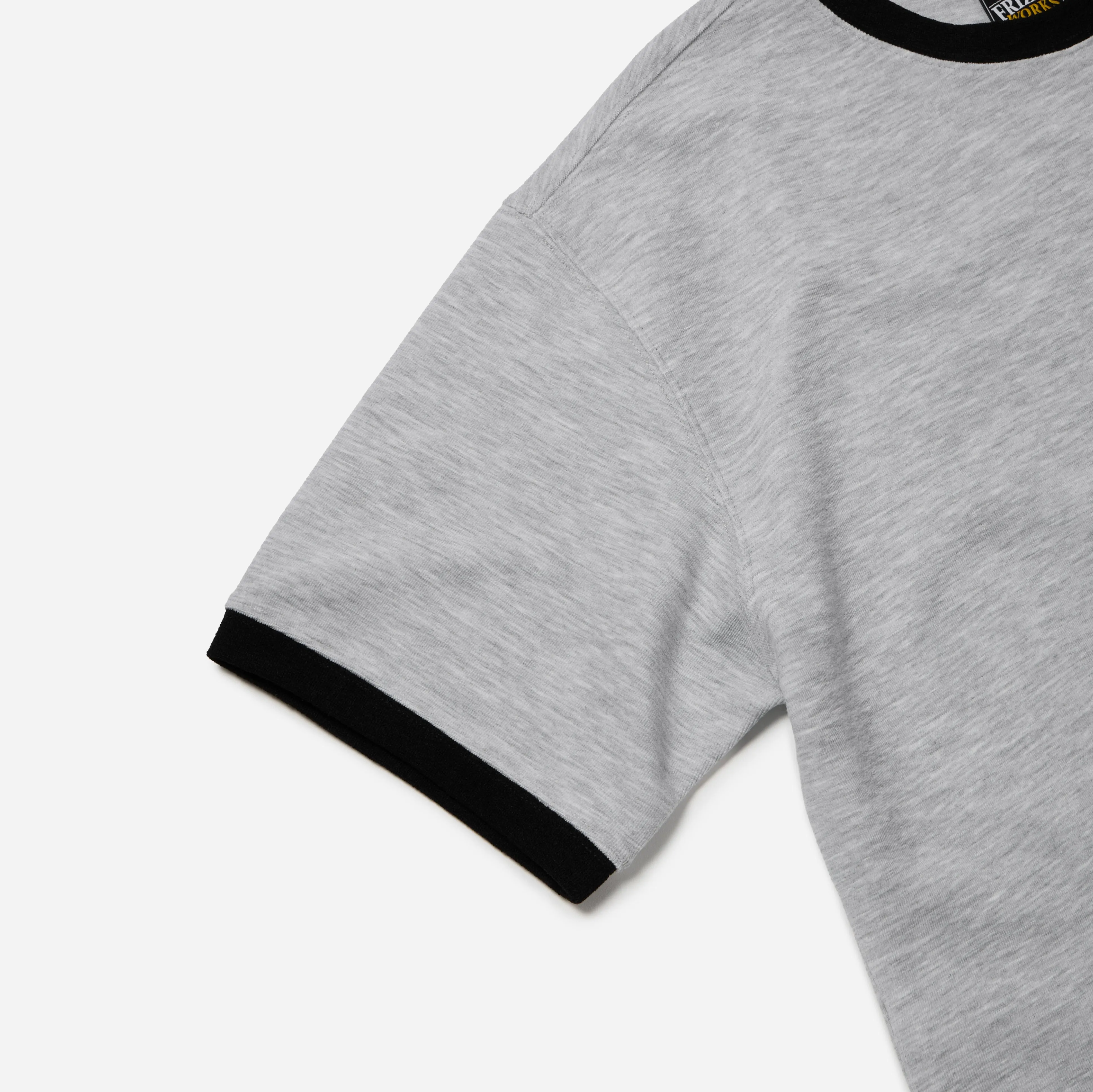 TERRY RINGER HALF T-SHIRT - GRAY sold by FrizmWORKS product image thumbnail 4