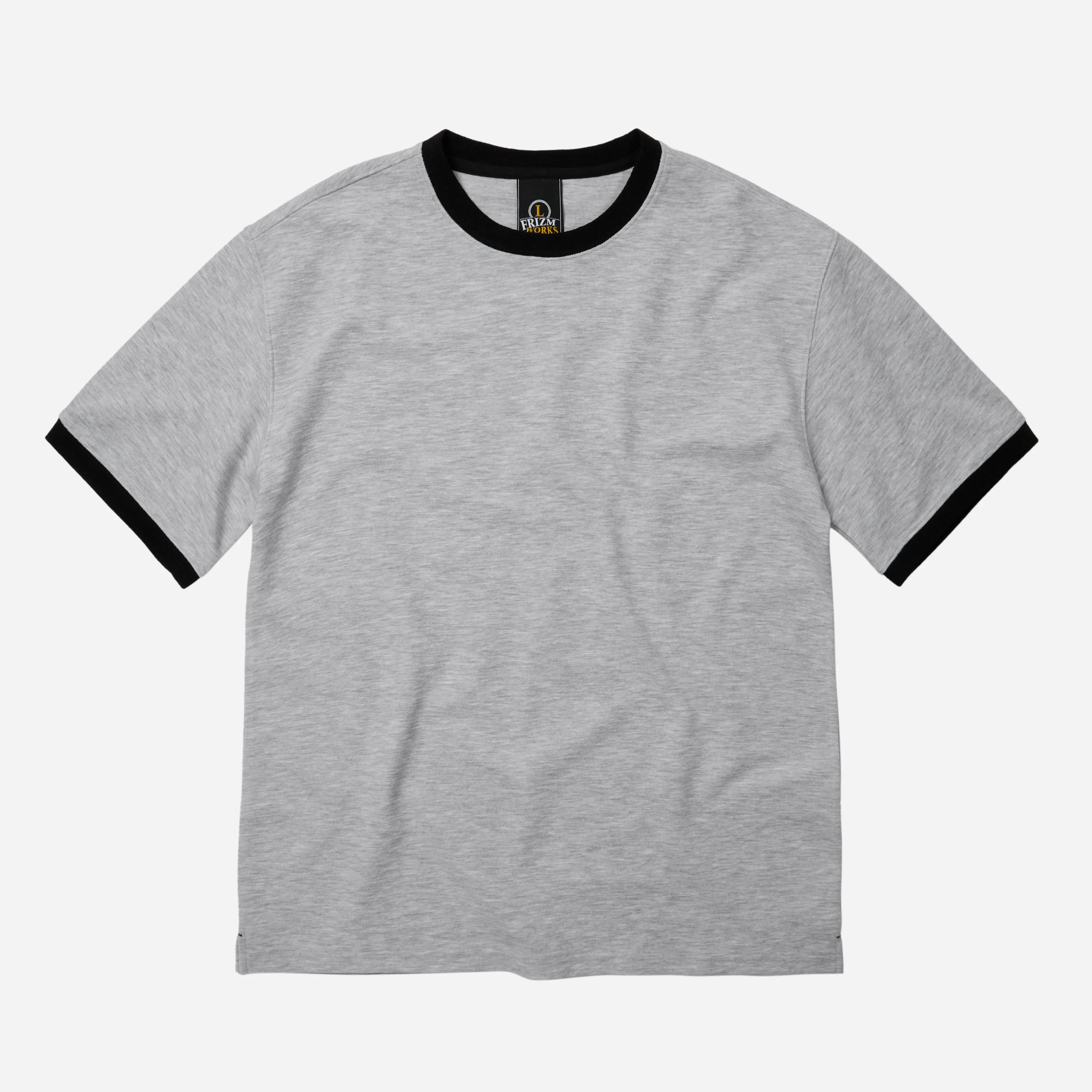 TERRY RINGER HALF T-SHIRT - GRAY sold by FrizmWORKS