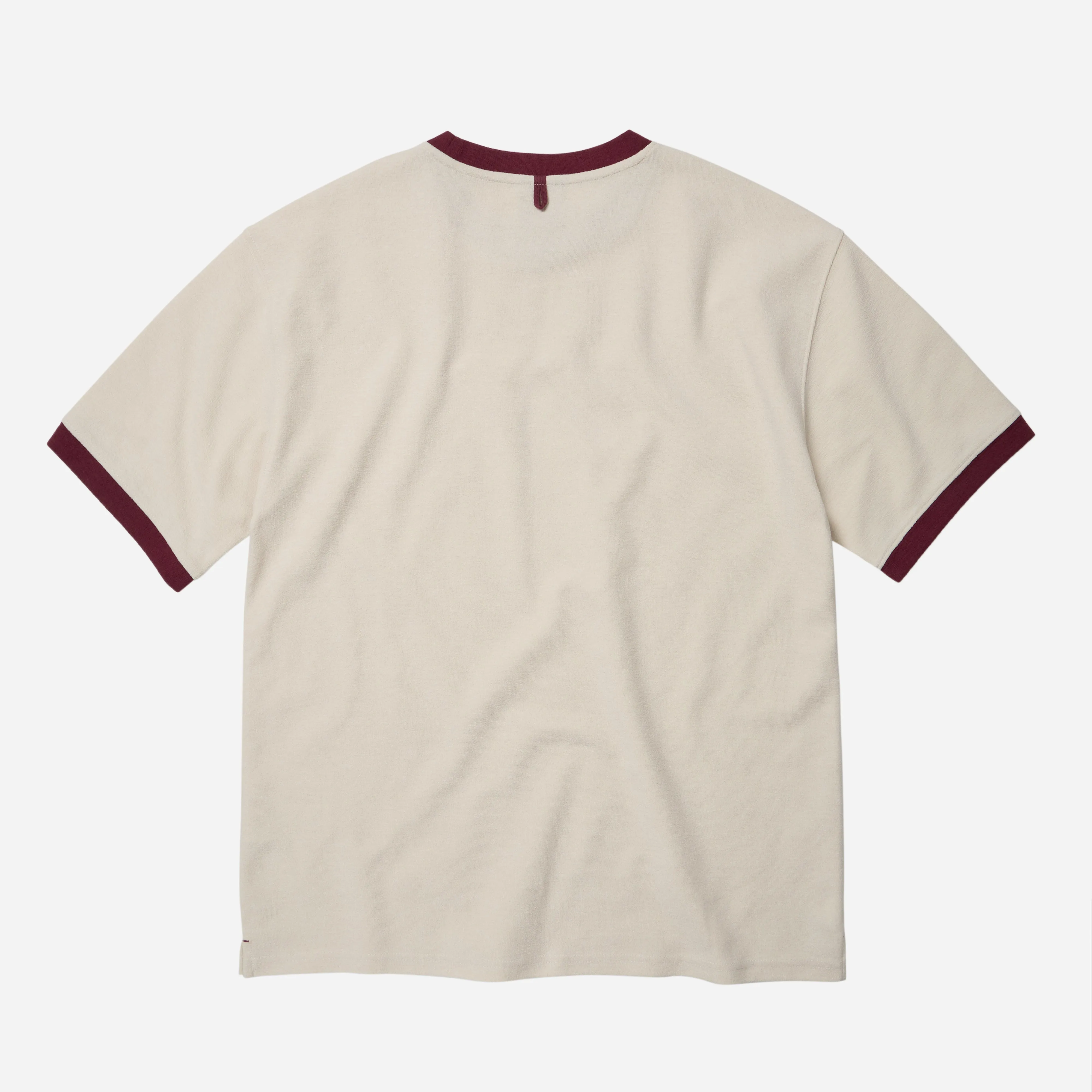 TERRY RINGER HALF T-SHIRT - WHITE sold by FrizmWORKS product image thumbnail 2