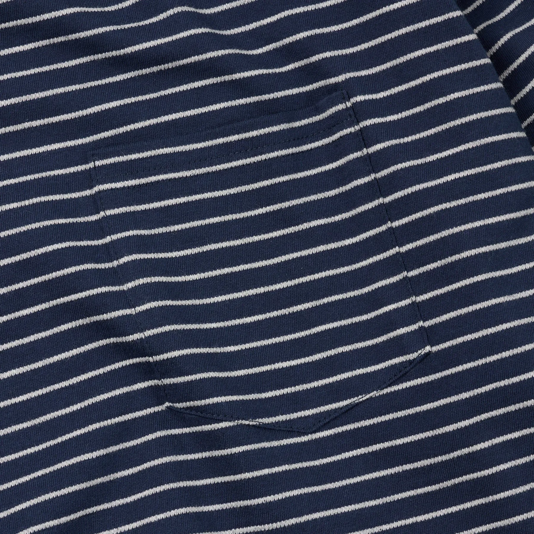 STRIPED RELAXED LS T-SHIRT - NAVY sold by FrizmWORKS product image thumbnail 5