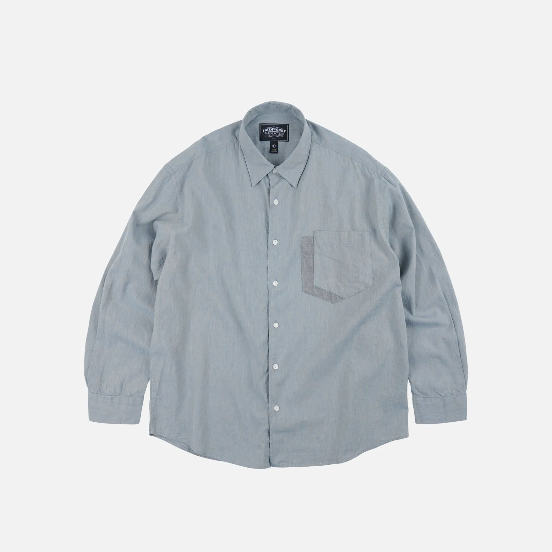 CLIPPING POCKET SHIRT - LIGHT BLUE sold by FrizmWORKS