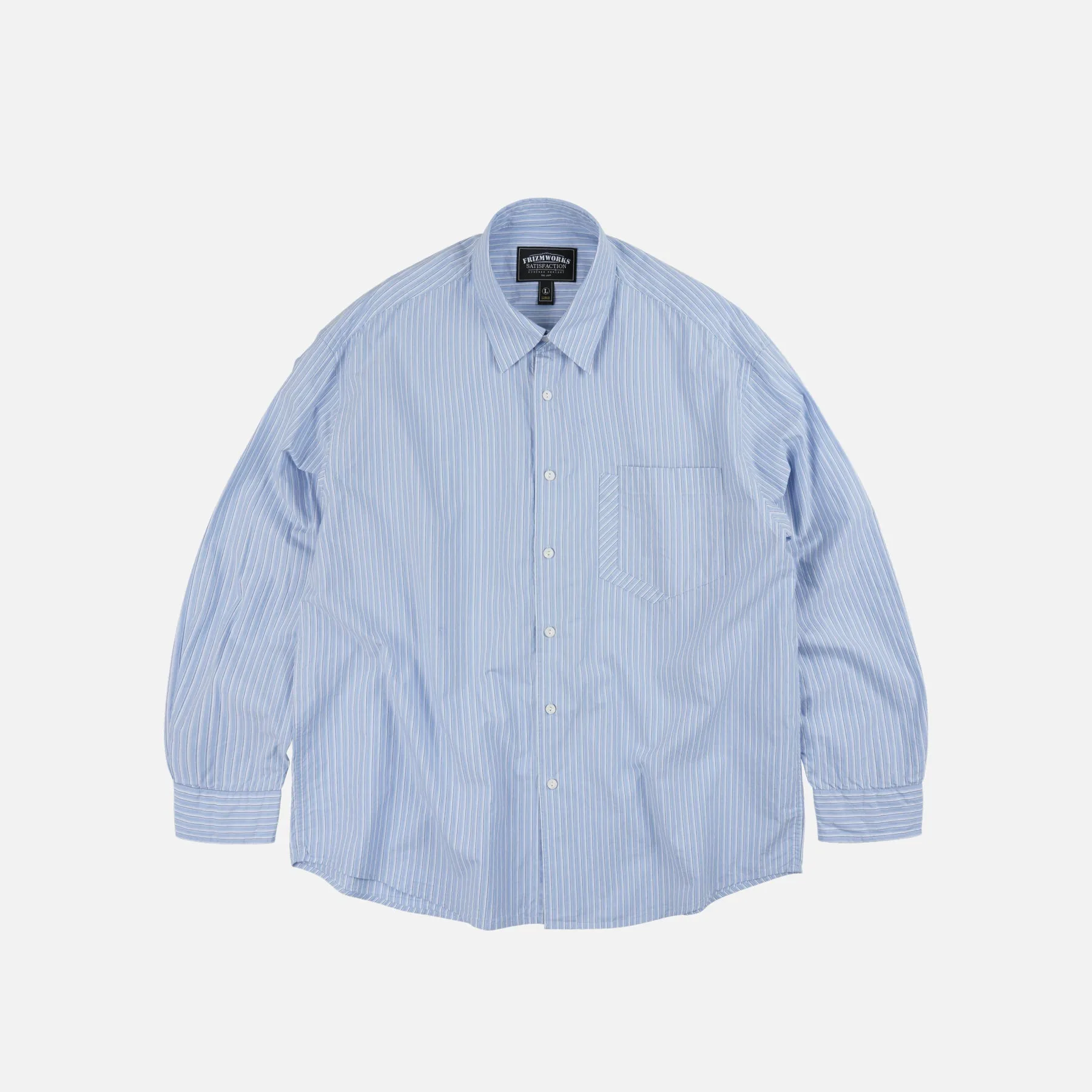 CLIPPING POCKET SHIRT - BLUE STRIPE sold by FrizmWORKS
