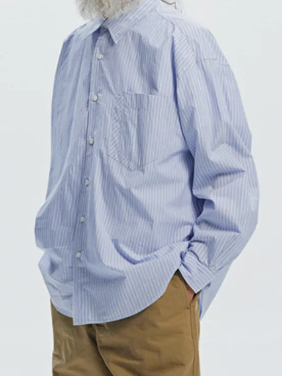 CLIPPING POCKET SHIRT - BLUE STRIPE sold by FrizmWORKS product image thumbnail 3