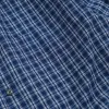 SEERSUCKER CHECKED SHIRT - BLUE sold by FrizmWORKS