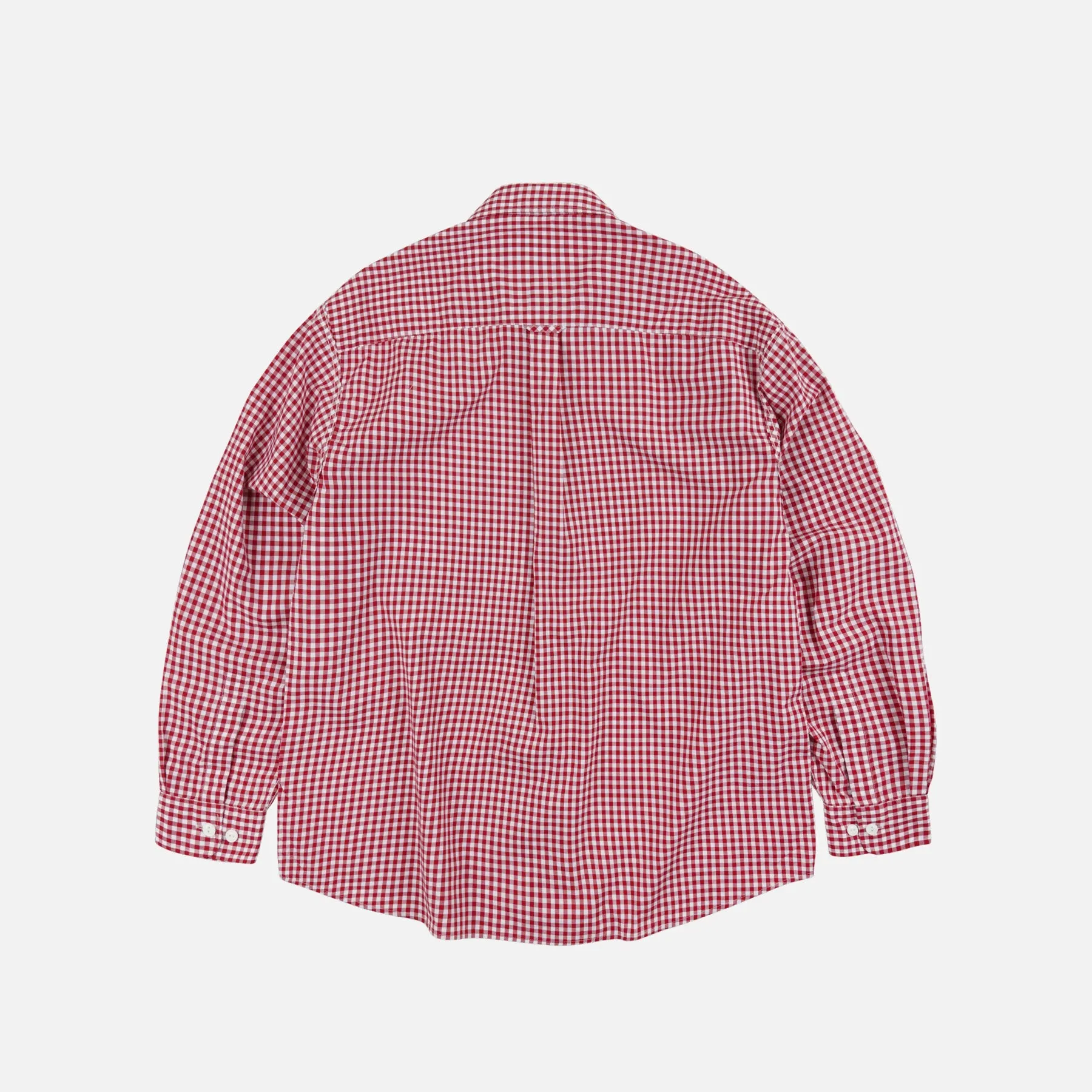 EASE GINGHAM CHECK SHIRT - RED sold by FrizmWORKS product image thumbnail 2