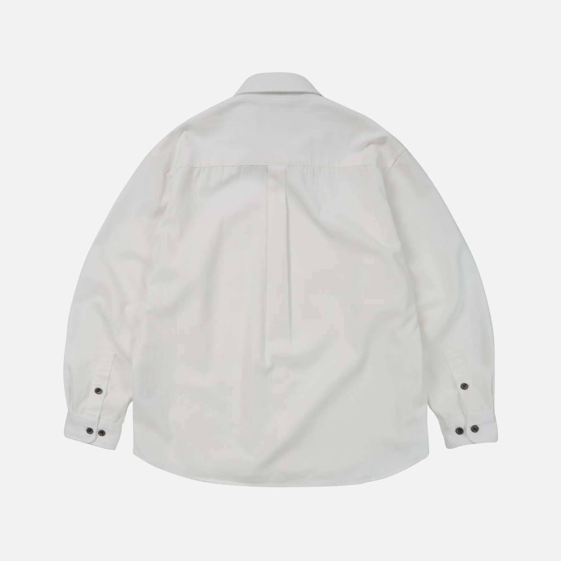 DENIM CARPENTER POCKET WORK SHIRT - WHITE HBT sold by FrizmWORKS product image thumbnail 2