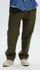 WASHED OFFICER CHINO PANTS - OLIVE sold by FrizmWORKS