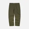 WASHED OFFICER CHINO PANTS - OLIVE sold by FrizmWORKS