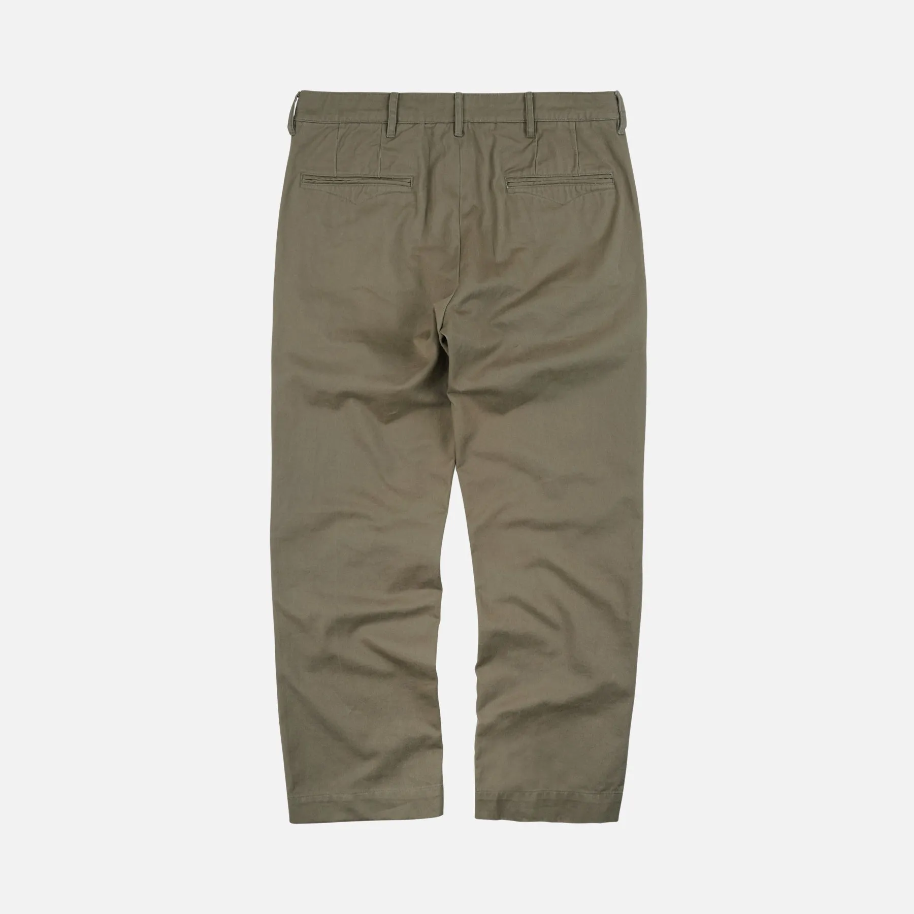 WASHED OFFICER CHINO PANTS - MUD sold by FrizmWORKS product image thumbnail 2