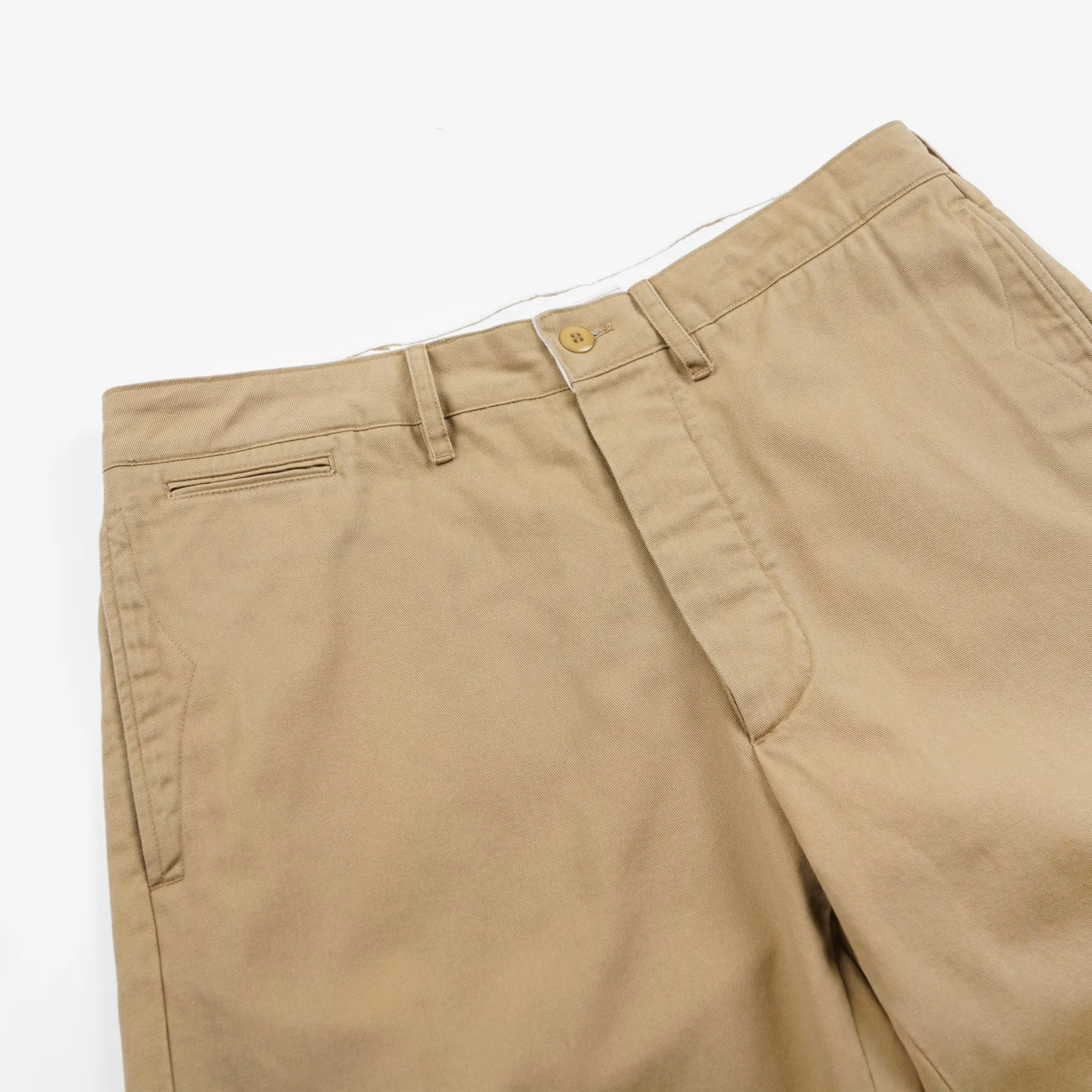 WASHED OFFICER CHINO PANTS - BEIGE sold by FrizmWORKS product image thumbnail 5