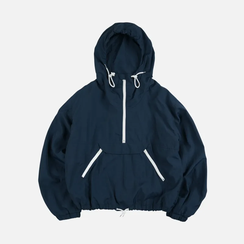MONDRIAN LIGHT ANORAK PARKA - NAVY made by FrizmWORKS