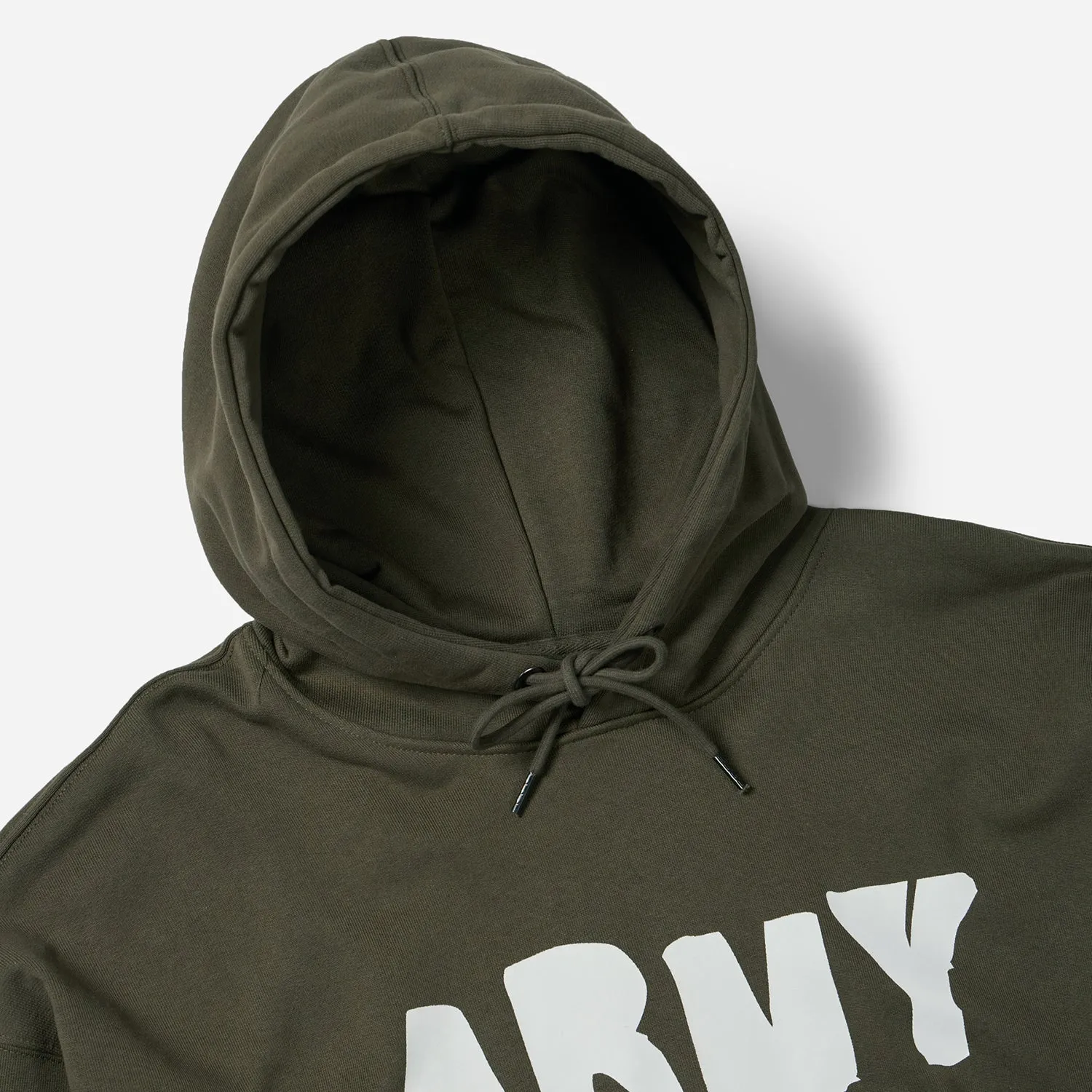US ARMED FORCES POP OVER HOODIE - OLIVE sold by FrizmWORKS product image thumbnail 3