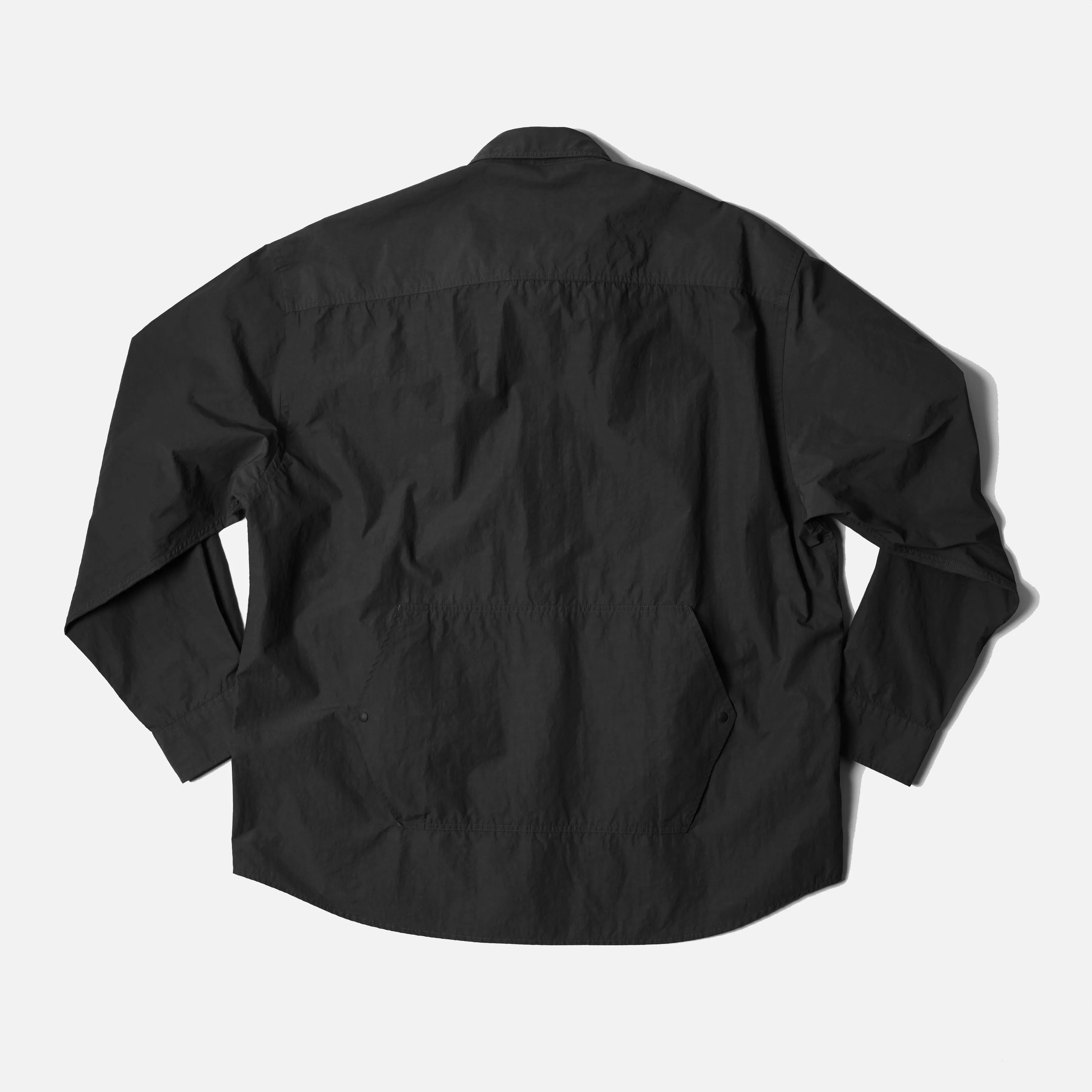 NYLON UTILITY POCKET OVERSHIRT - BLACK sold by FrizmWORKS product image thumbnail 2