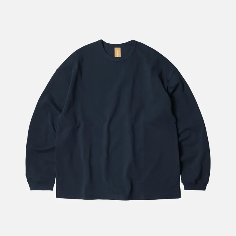 OG DOUBLE RIB L/S T-SHIRT - NAVY sold by FrizmWORKS