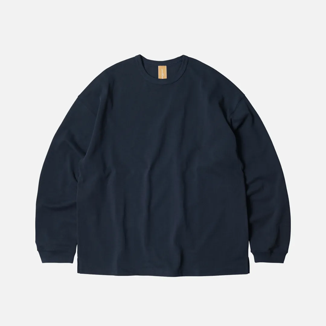 OG DOUBLE RIB L/S T-SHIRT - NAVY sold by FrizmWORKS