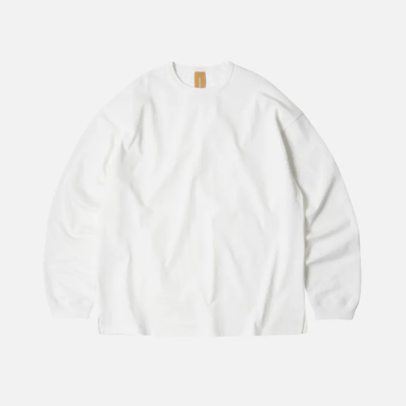 OG DOUBLE RIB L/S T-SHIRT - WHITE sold by FrizmWORKS