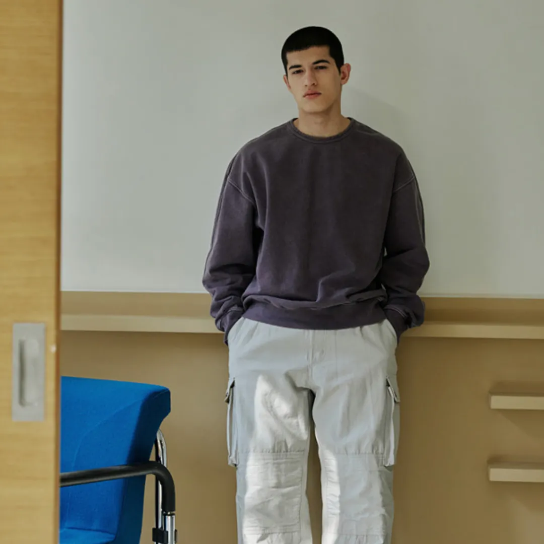 OG PIGMENT DYEING SWEATSHIRT - PURPLE sold by FrizmWORKS product image thumbnail 4