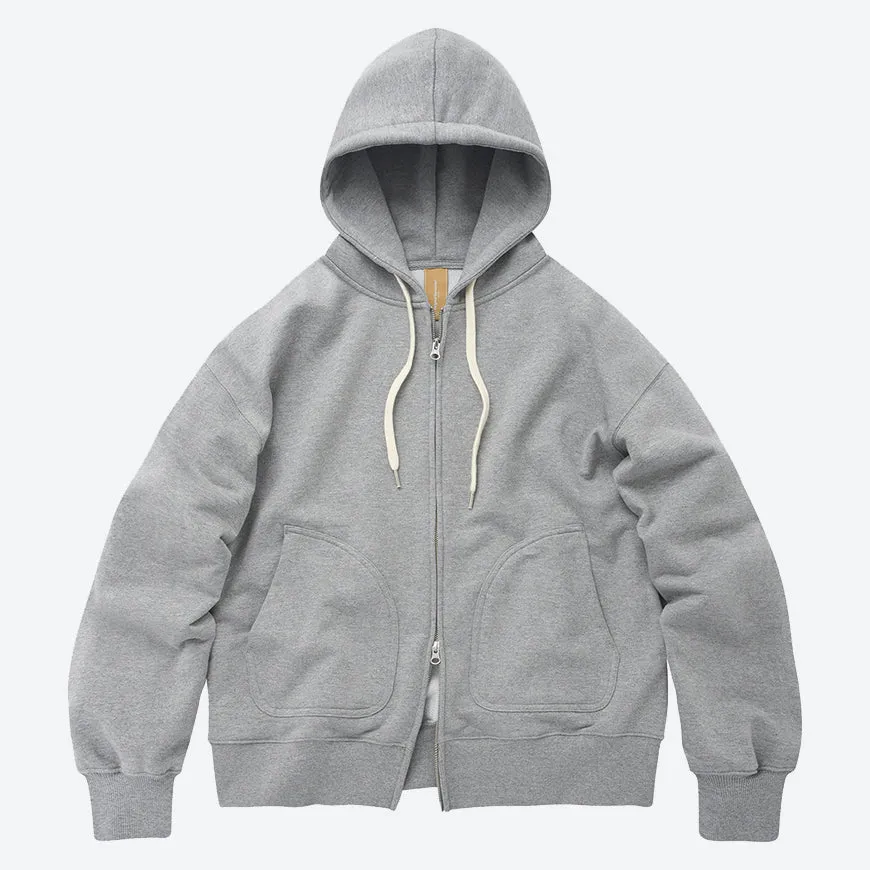 OG HEAVYWEIGHT HOOD ZIPUP PARKA - GRAY sold by FrizmWORKS