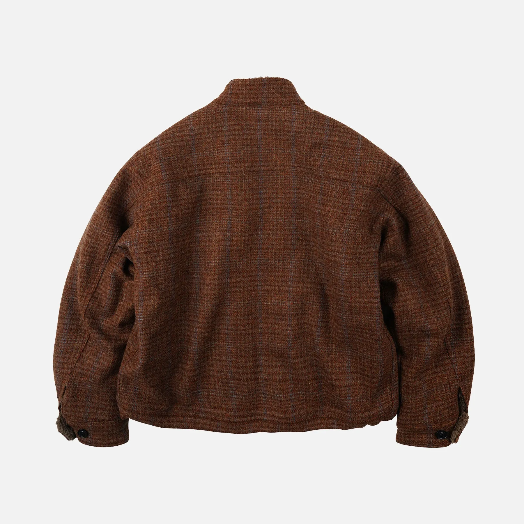 FLUFFY WOOL HARRINGTON JACKET - MAPLE sold by FrizmWORKS product image thumbnail 2