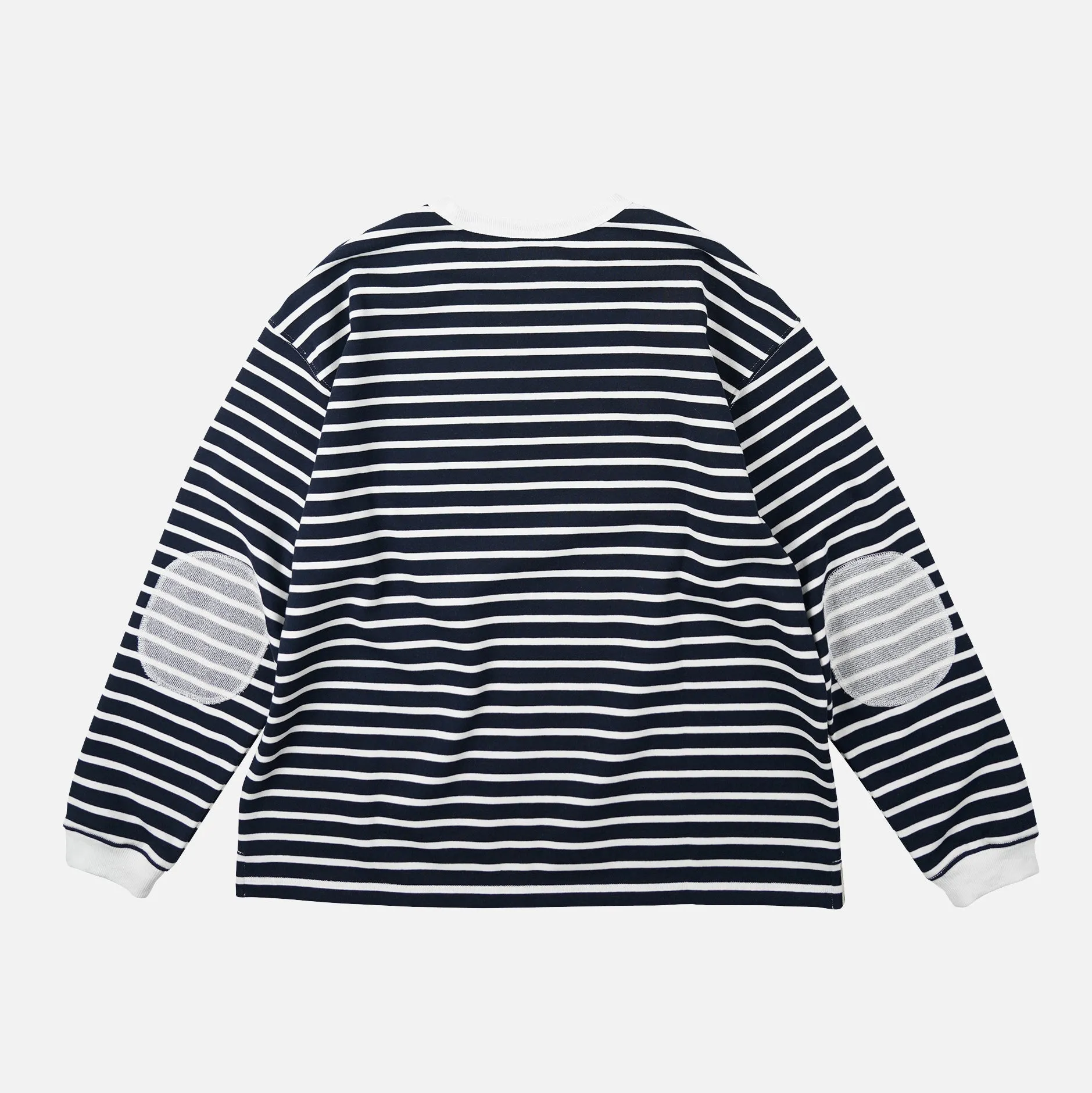 LOOP PATCH L/S T-SHIRT - STRIPE NAVY sold by FrizmWORKS product image thumbnail 2
