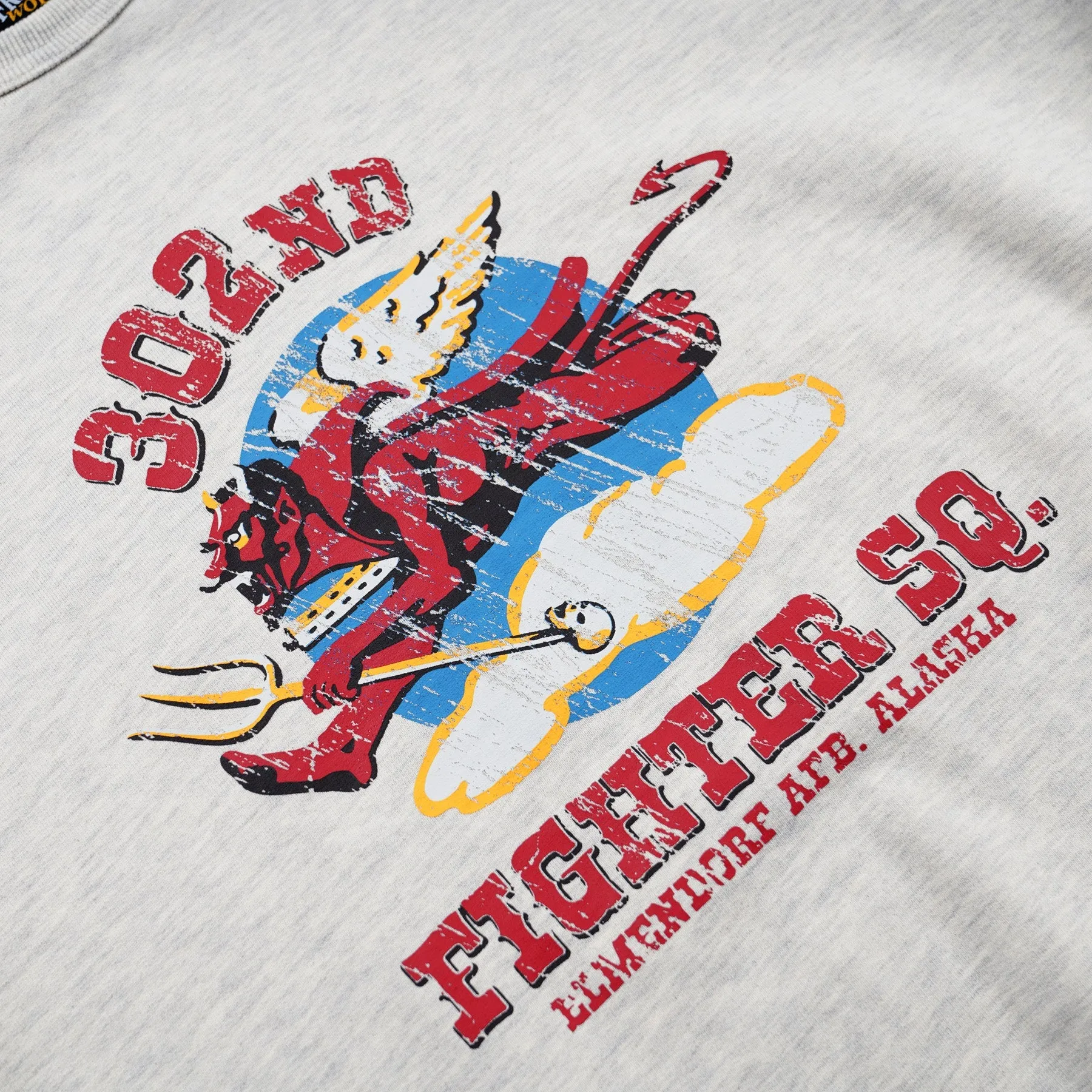 302ND FIGHTER SQ SWEATSHIRT - OATMEAL sold by FrizmWORKS product image thumbnail 4