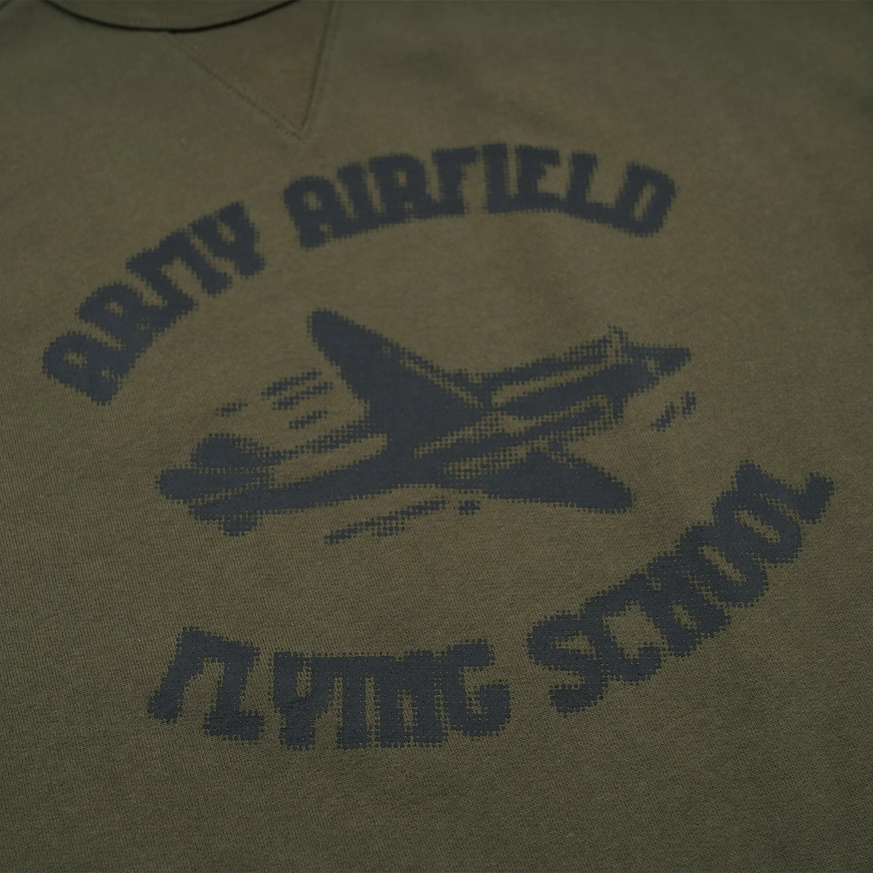 ARMY AIRFIELD SWEATSHIRT - OLIVE sold by FrizmWORKS product image thumbnail 4