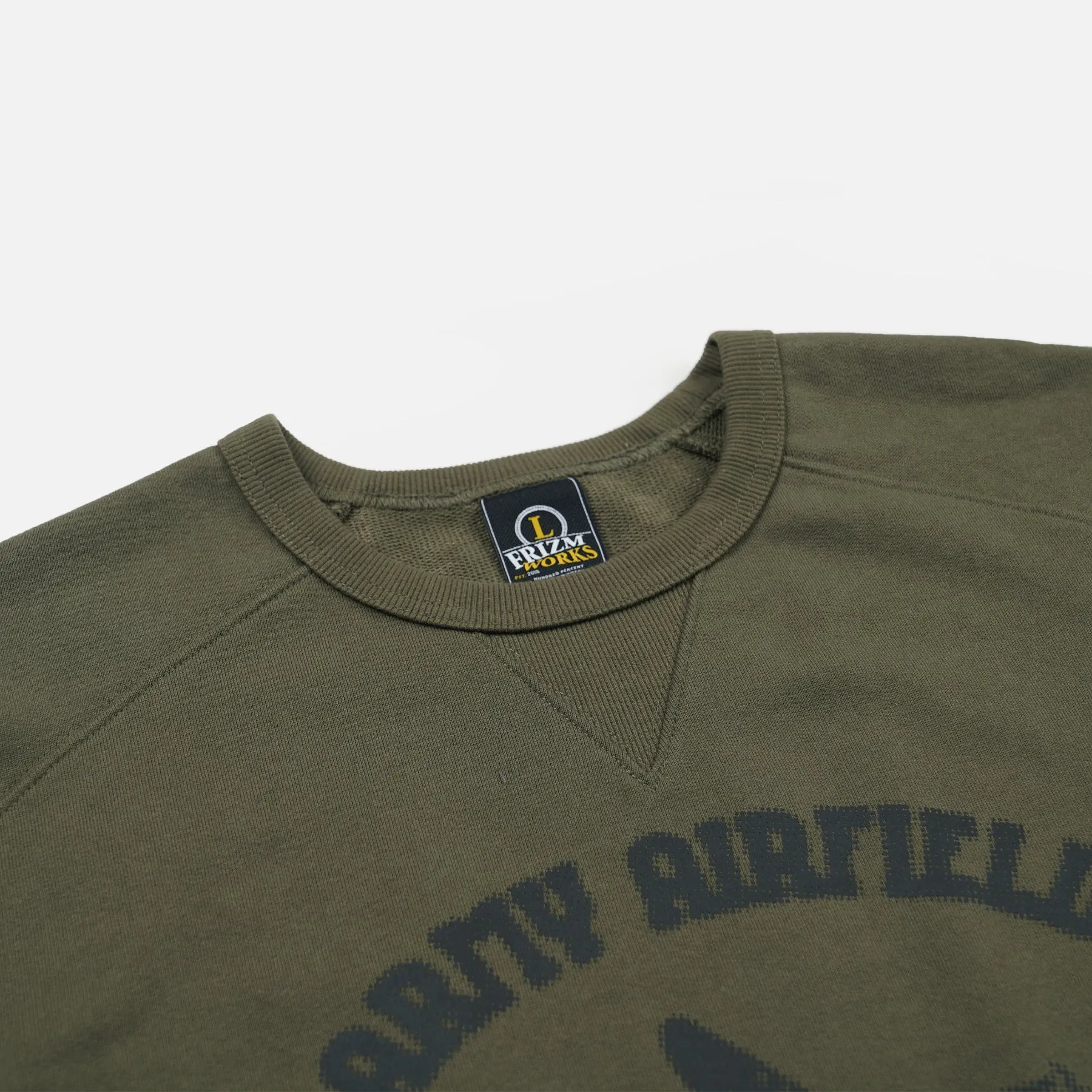 ARMY AIRFIELD SWEATSHIRT - OLIVE sold by FrizmWORKS product image thumbnail 3