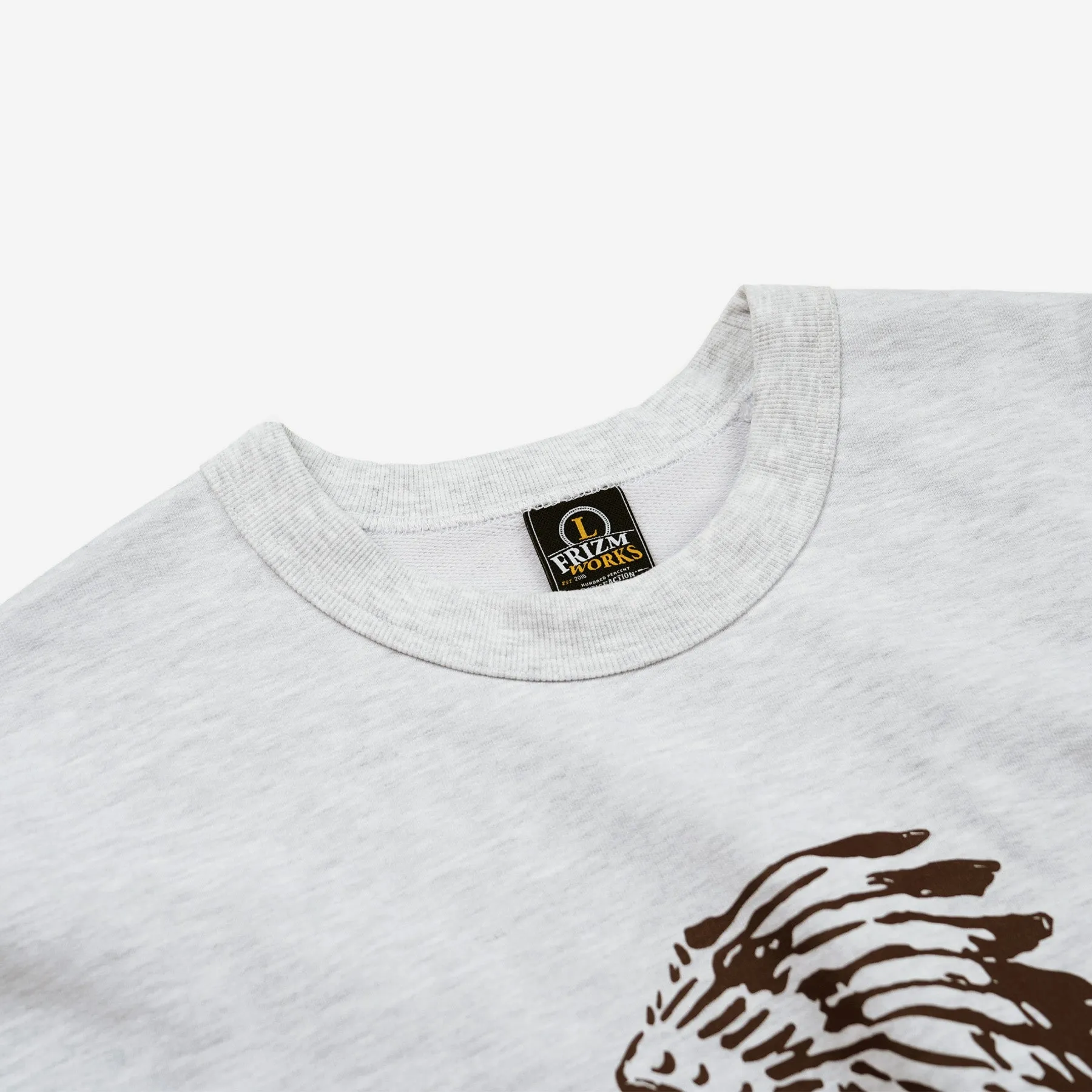 TURTLE ISLAND SWEATSHIRT - WHITE MELANGE sold by FrizmWORKS product image thumbnail 3