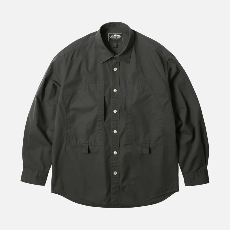 POCKET LOOP WORK SHIRT - CHARCOAL sold by FrizmWORKS