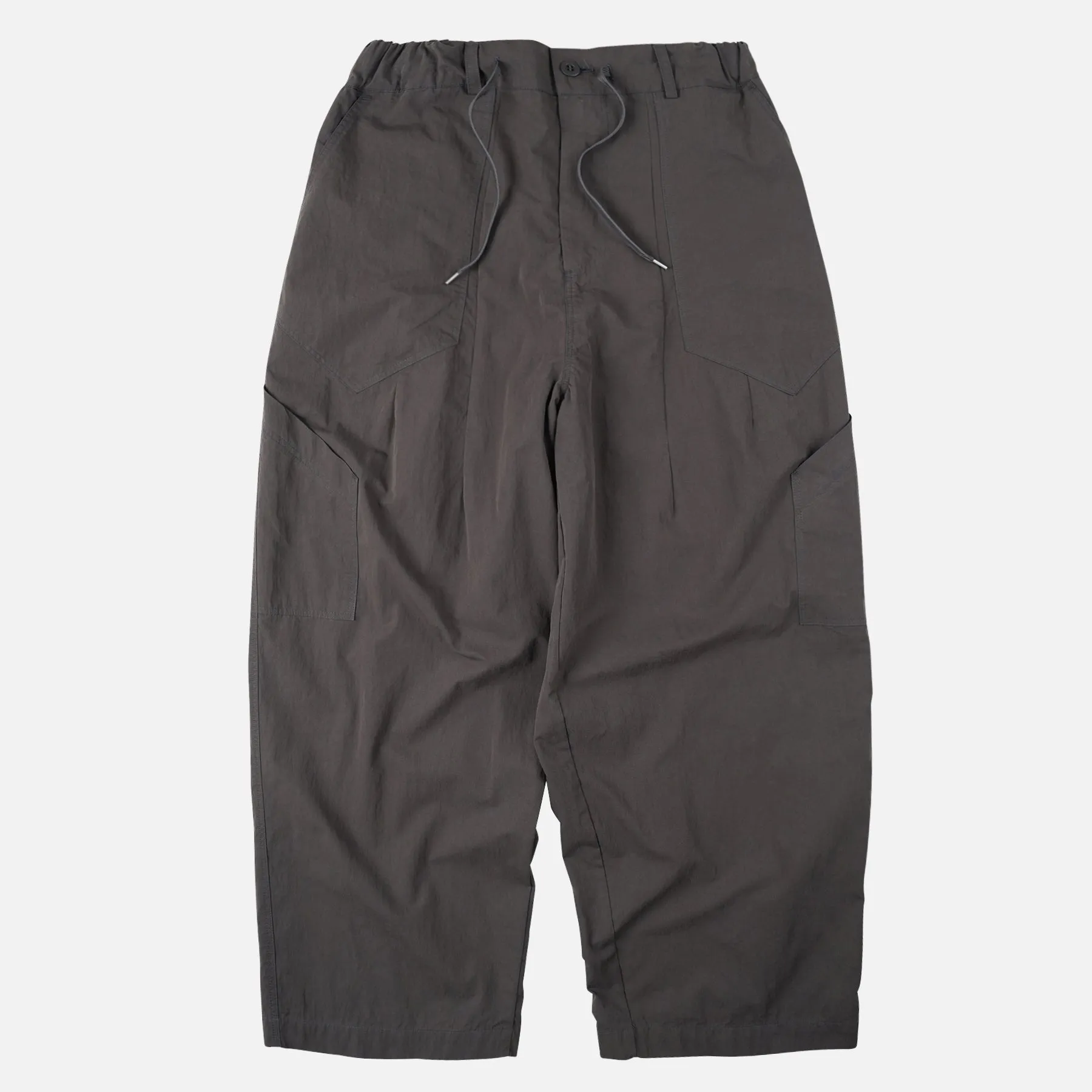FOLD FATIGUE WIDE PANTS - CHARCOAL sold by FrizmWORKS
