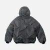 ACTIVE MA-1 HOODED JACKET - GUN METAL sold by FrizmWORKS