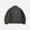 HEAVY CANVAS DESTROYED WORK JACKET - OLIVE sold by FrizmWORKS