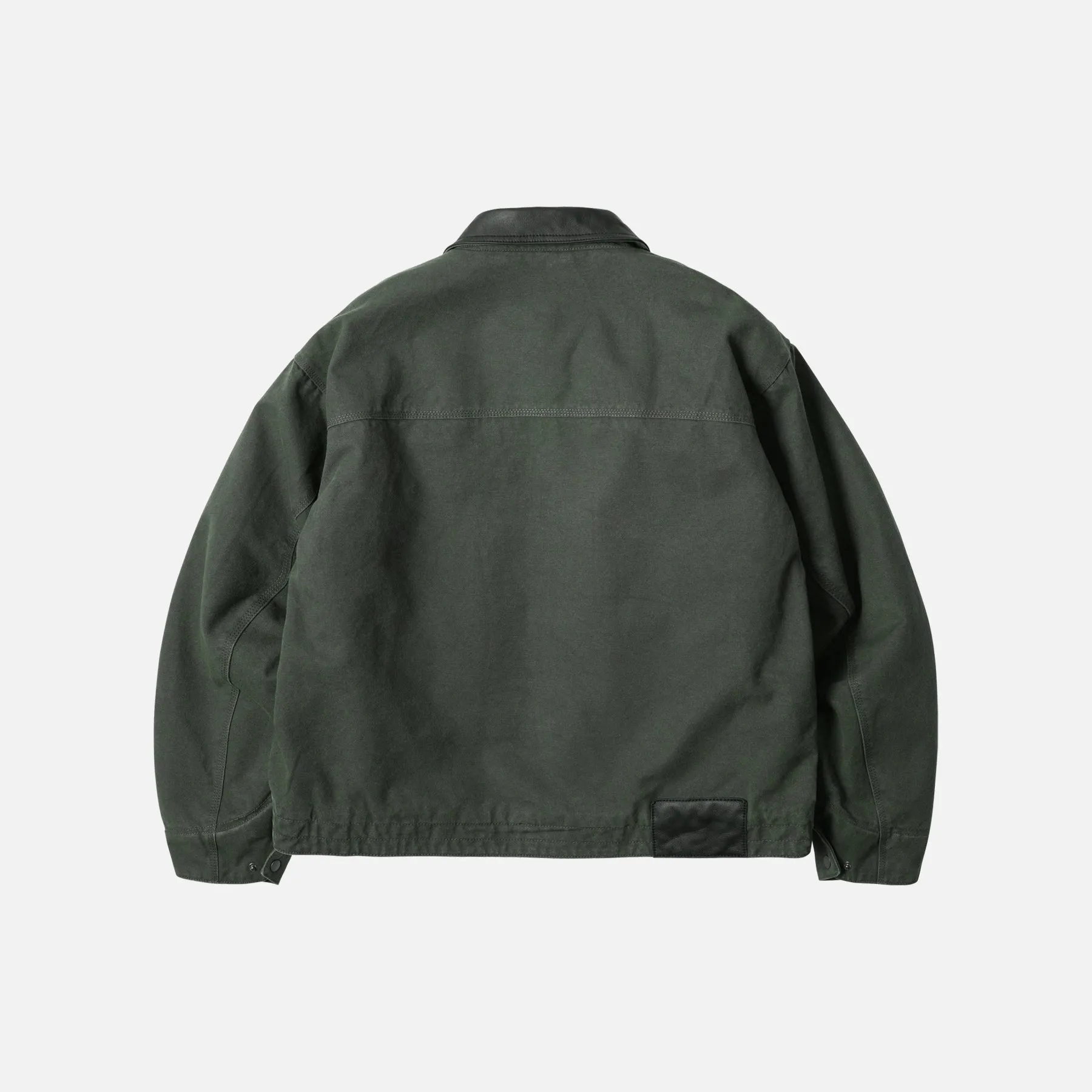 HEAVY CANVAS DESTROYED WORK JACKET - OLIVE sold by FrizmWORKS product image thumbnail 3