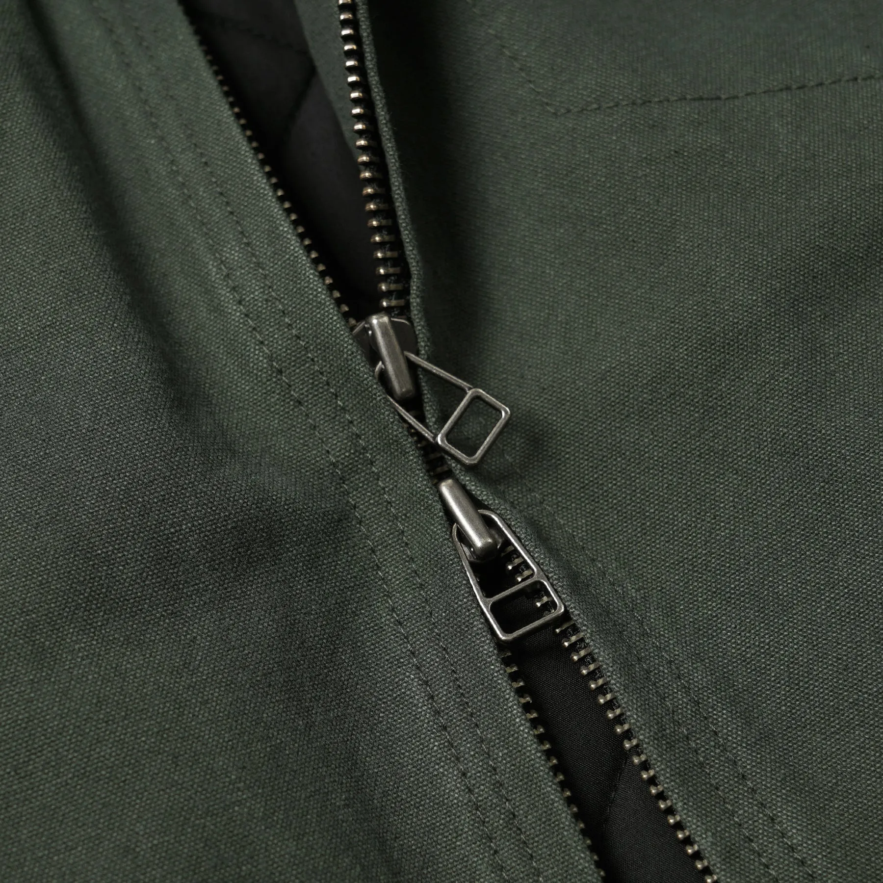 HEAVY CANVAS DESTROYED WORK JACKET - OLIVE sold by FrizmWORKS product image thumbnail 5