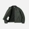 HEAVY CANVAS DESTROYED WORK JACKET - OLIVE sold by FrizmWORKS