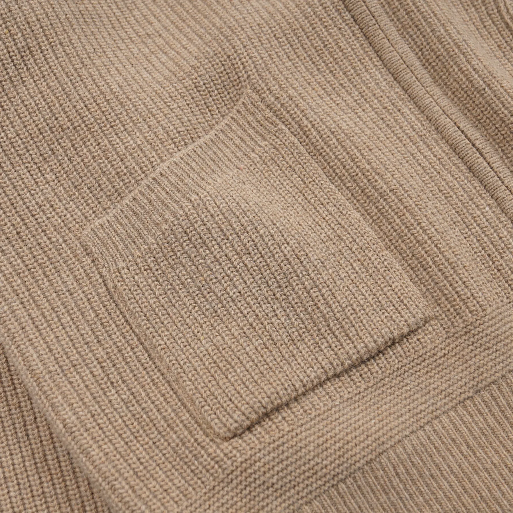 WOOL DECK ZIP UP CARDIGAN - OATMEAL sold by FrizmWORKS product image thumbnail 5