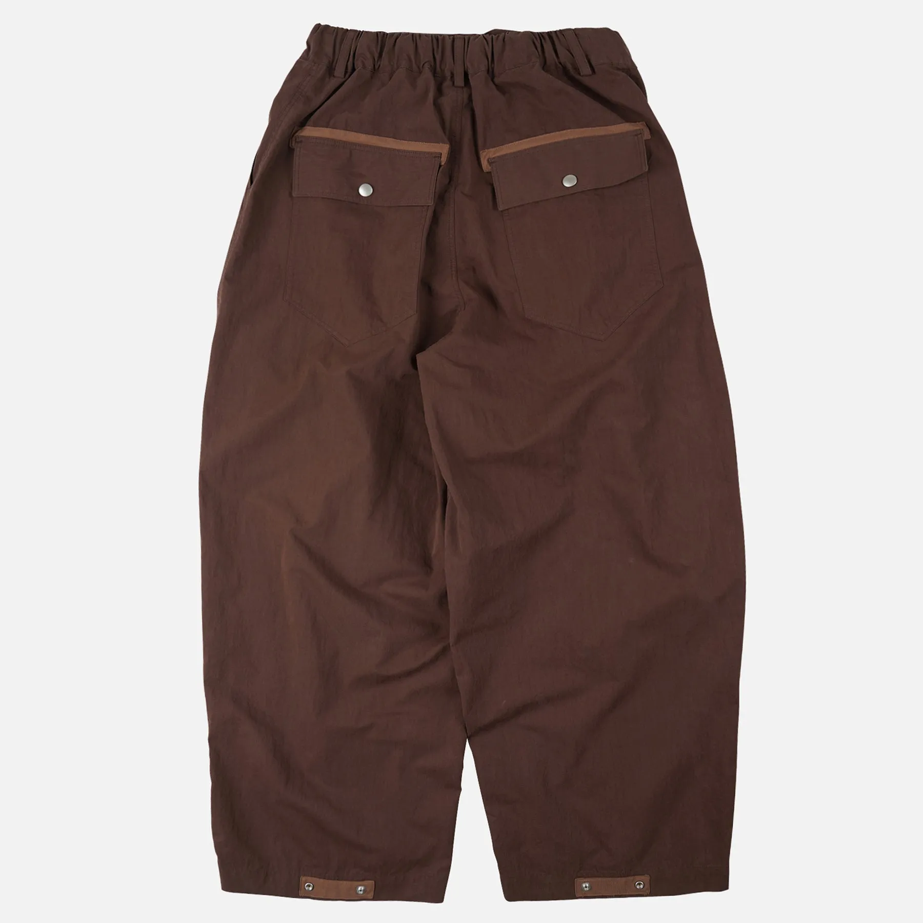 FOLD FATIGUE WIDE PANTS - BROWN sold by FrizmWORKS product image thumbnail 2
