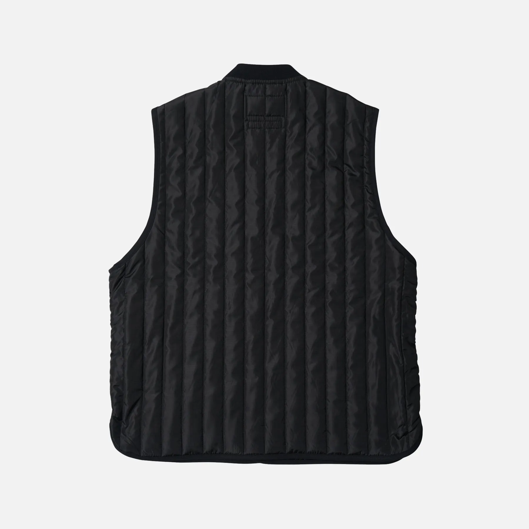 STRIPE QUILT MIL LINER VEST - BLACK sold by FrizmWORKS product image thumbnail 2
