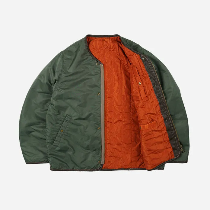 REVERSIBLE MA-1 LINER JACKET - OLIVE sold by FrizmWORKS product image thumbnail 2