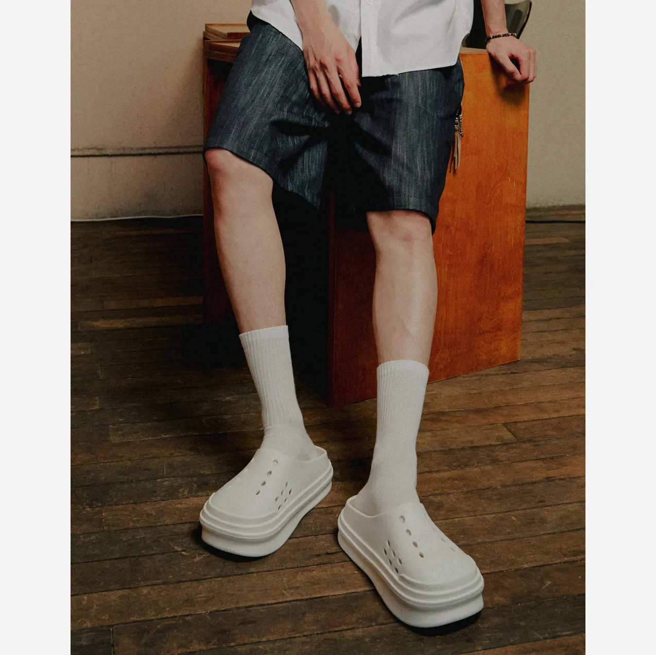 MOUND EVA SANDAL - CREAM sold by FrizmWORKS product image thumbnail 4