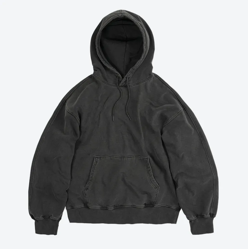 OG PIGMENT DYEING HOODY 002 - CHARCOAL made by FrizmWORKS