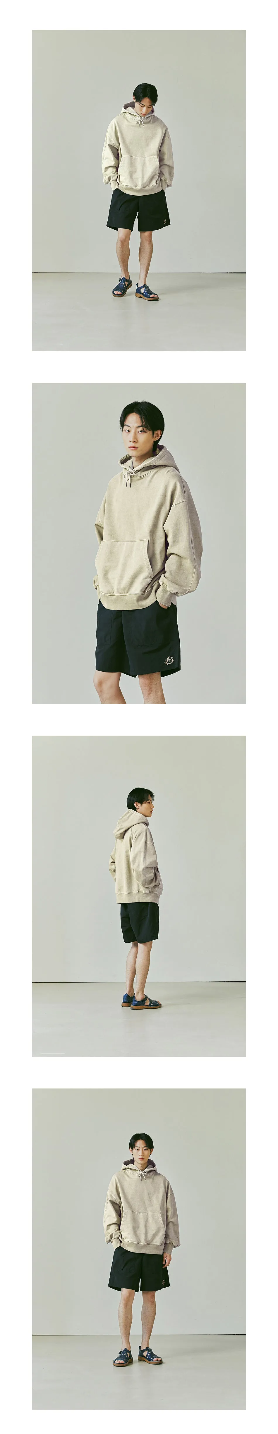 OG PIGMENT DYEING HOODIE - BEIGE sold by FrizmWORKS product image thumbnail 4