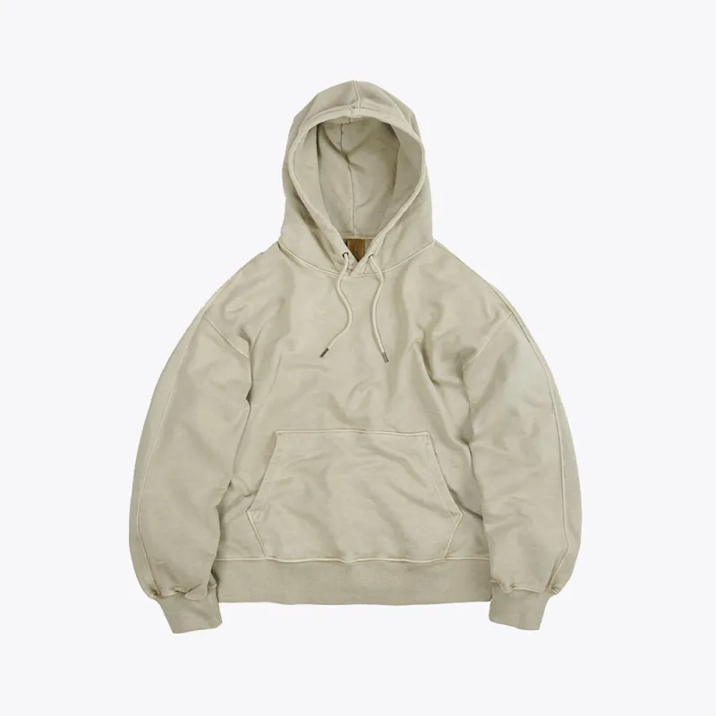 OG PIGMENT DYEING HOODIE - BEIGE made by FrizmWORKS